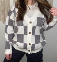 Load image into Gallery viewer, Check It Out Sweater Cardigan
