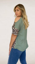 Load image into Gallery viewer, Wild Sage Open Shoulder Top
