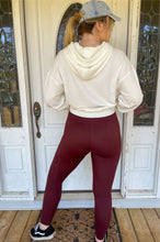 Load image into Gallery viewer, Red Wine Leggings
