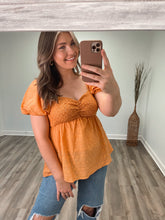 Load image into Gallery viewer, Eyelet Sweetheart Top

