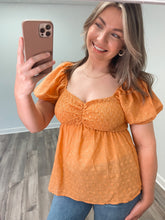 Load image into Gallery viewer, Eyelet Sweetheart Top
