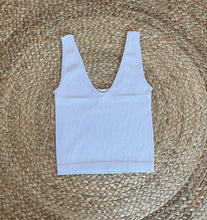 Load image into Gallery viewer, Vneck Ribbed Tank
