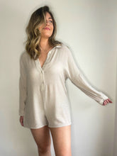 Load image into Gallery viewer, Button Shirt Romper
