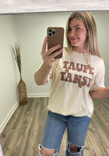 Load image into Gallery viewer, Puff Vinyl Ivory Taupe Tansy Tees
