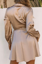 Load image into Gallery viewer, Champagne Satin Dress

